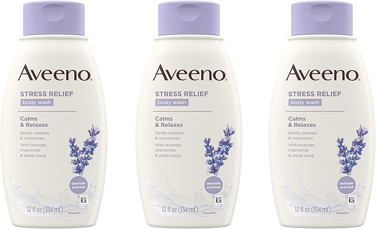 Aveeno Daily Moisturizing Body Wash with Soothing Oat, Creamy Shower Gel, Soap-Free and Dye-Free, Light Fragrance, 12 fl. Oz (Pack of 3) - Image 3
